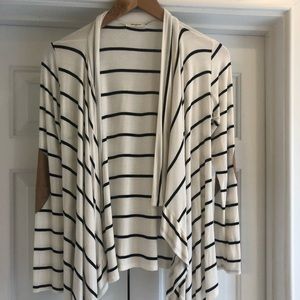 Striped Wrap Cardigan